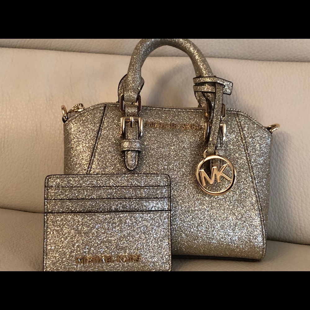 MICHAEL KORS Glitter Purse & Case